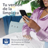 Philips Serie 9000 Robot Aspirador y Friegasuelos - Succión Ultra Fuerte, friega con Agua, estación Todo en uno, detección de obstáculos, Control Mediante App (XU9100/10)