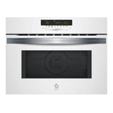 Balay - Horno compacto con microondas, 60 x 45 cm, 15 recetas automáticas, Cristal blanco, 3CW5179B2