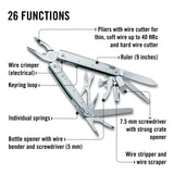 Victorinox Swiss Tool, Multiherramienta de Bolsillo Suiza, Multifunción, 26 Funciones, Alicate multiuso de punta fina, Bloqueable