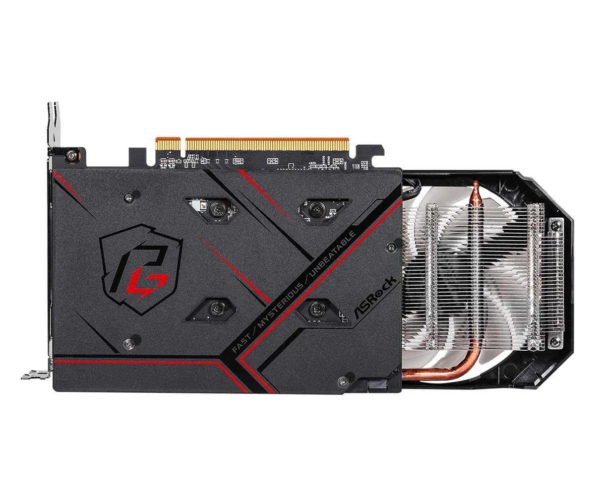 Asrock Radeon RX 6500 XT Phantom Gaming 4GB OC GDDR6 Graphics Card, RDNA2, AMD FidelityFX, 1024 Streams, 2820MHz Boost