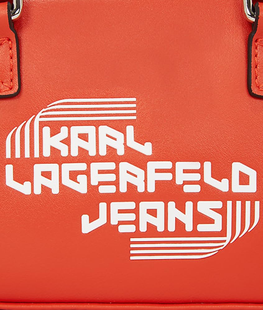 KARL LAGERFELD JEANS, Mujeres, Bolso Bandolera Bowling, Rojo, One size