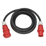 Brennenstuhl Professional Cable alargador CEE IP44 (Cable de 10m, Enchufe y Acoplamiento CEE, CEE 400V/63A, para Obras y Trabajo con Alta tensión, Fabricado en Alemania)