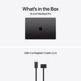 Apple MacBook Pro de 14,2 Pulgadas portátil con Chip M5: Pantalla Liquid Retina, CPU de 10 núcleos y GPU de 10 núcleos, 32 GB Memoria unificada, 1 TB de SSD, Teclado portugués; Negro Espacial