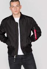 Alpha Industries MA-1 TT Chaqueta Bomber, Hombre, Negro (Black - 03), XL
