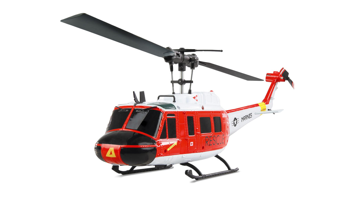 Amewi UH-1 Marine Brushless CP Helicóptero 6 Canales 6G/3D RTF teledirigido RC