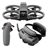 DJI Pack Avata 2 Vuela Más (1 batería), dron FPV con cámara 4K, vuelo inmersivo, protector de hélices integrado, sencillo flip/roll, Goggles 3 y RC Motion 3 incluidos, con cámara de contenido en POV