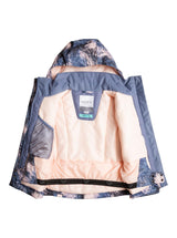 Roxy Jetty Girl JK Chaqueta, Wild Wind DARKNIGHT, Estándar para Niñas