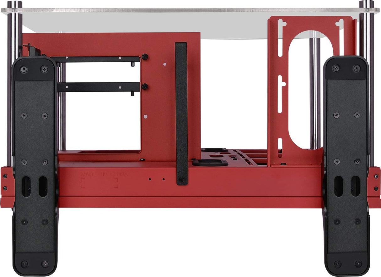Thermaltake Core P3 TG - Caja de PC (Mid Tower, Wallmount, LCS Ready) Color Rojo