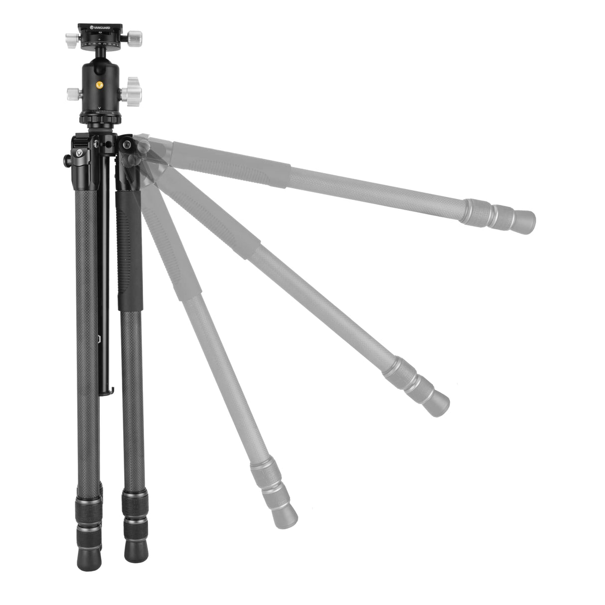 Vanguard Veo 3 303CB - Trípode Estable de Carbono con rótula de Bola 2 Ejes