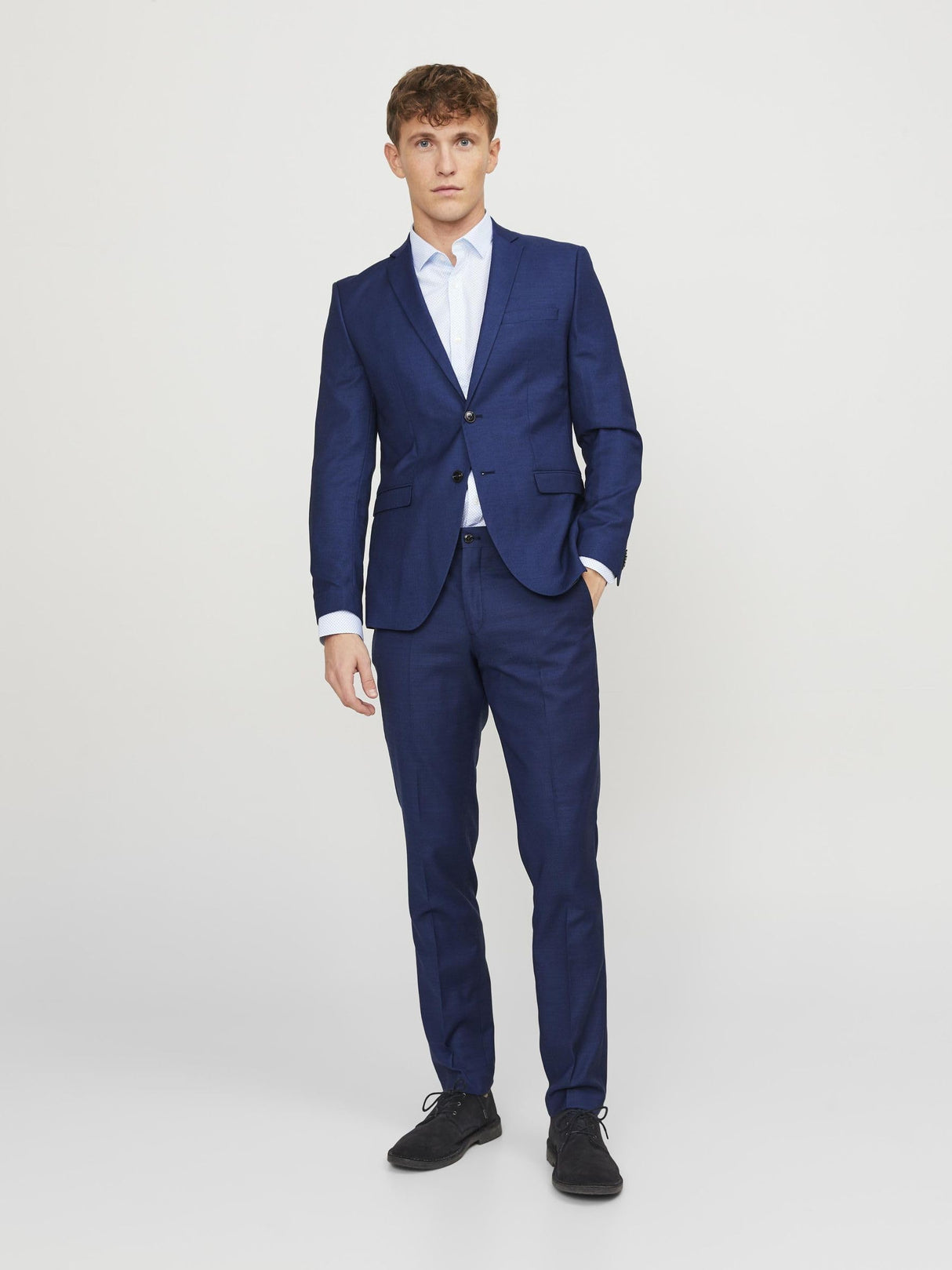 JACK & JONES PREMIUM Jprsolaris Blazer Noos, Chaqueta de Traje Hombre, Azul (Medieval Blue Medieval Blue), 44