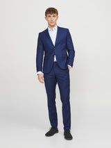 JACK & JONES PREMIUM Jprsolaris Blazer Noos, Chaqueta de Traje Hombre, Azul (Medieval Blue Medieval Blue), 44