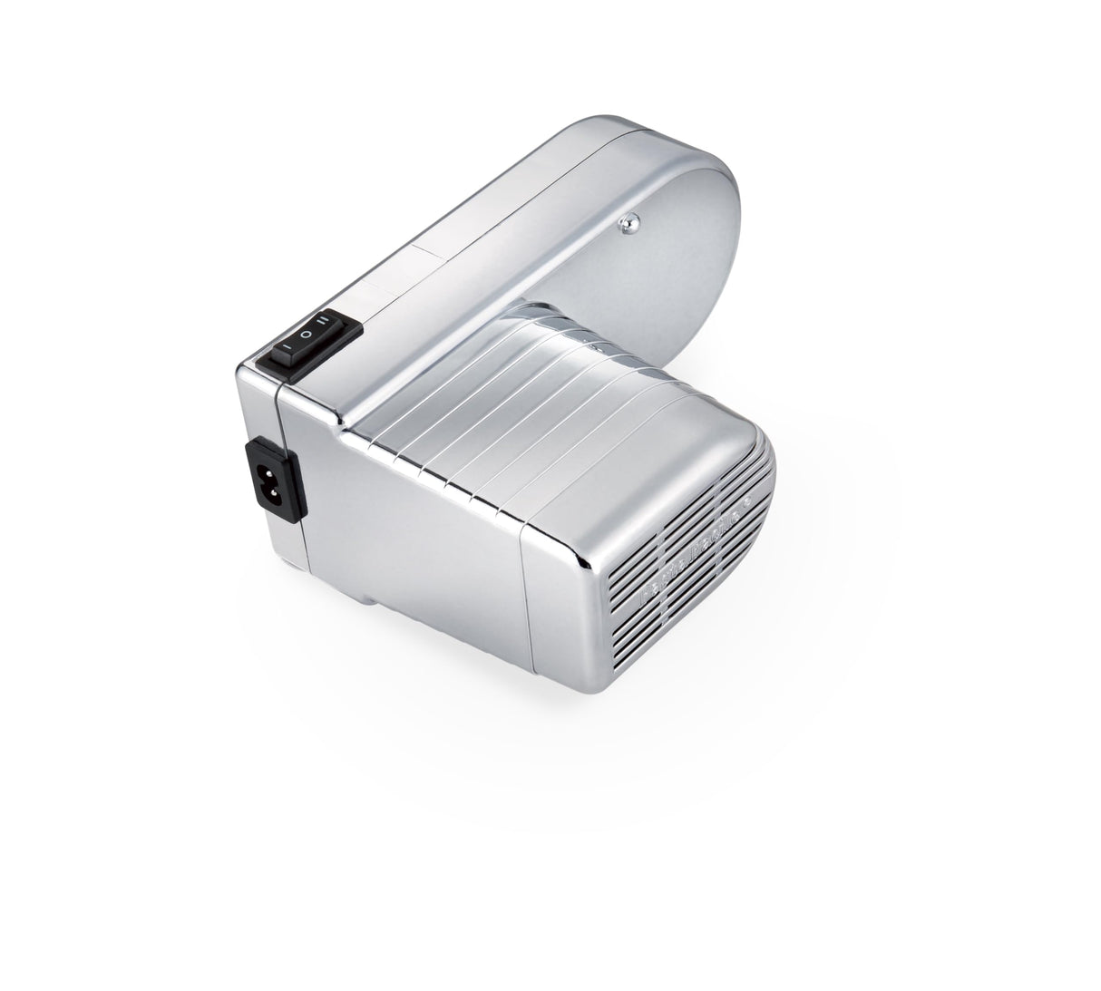 Imperia Electric Línea Clásica. Máquina de pasta eléctrica. Made in Italy. Máquina de pasta fresca en acero con motor eléctrico 220v. Laminadora eléctrica para lasagne, tagliolini, fettuccine. (Plata)