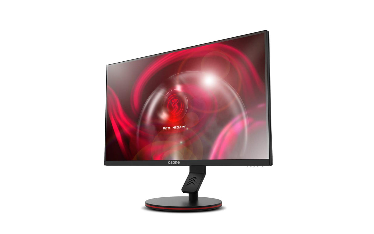 Ozone Gaming OZDSP25 Monitor, Diseñado para Gaming, Pantalla 1920 x 1080 Full HD, Monitor AMD Freesync y Nvidia G-Sync, Base Sólida, 1ms, 144hz, Freesync, HDR, HDMI, Negro, 24"