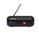 JBL Tuner 2 Sintonizador de radio JBL, altavoz portátil Bluetooth con MP3, DAB plus y radio FM, sonido potente y nitidez, color negro