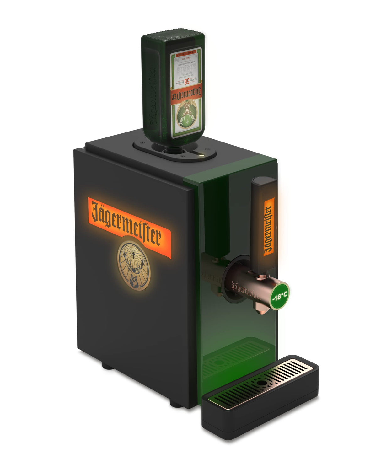 Jägermeister Zapfanlage Máquina de Grifo, Plástico, Negro