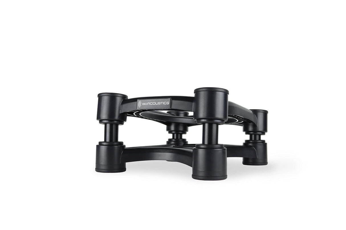 IsoAcoustics ISO-Stand Series Speaker Isolation Stands with Height & Tilt Adjustment: Iso-200 (7.8” x 10”) Pair