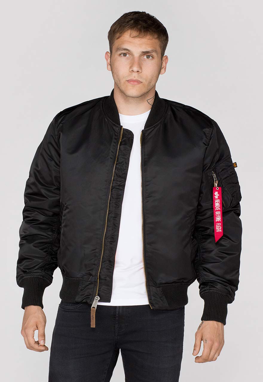 Alpha Industries 191118-3-L Chaqueta, Hombre, Negro (Black 3), Large (Tamaño del fabricante: L)