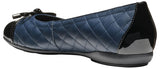 Geox D Annytah B, Ballet Flat Mujer, Azul Marino, Negro, 36 EU