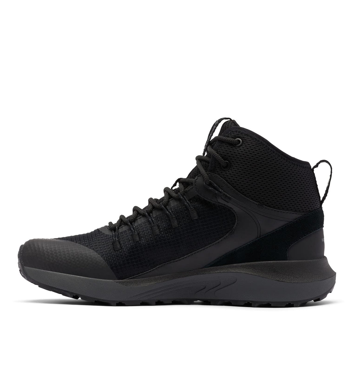 Columbia Trailstorm Mid Waterproof Botas Montaña De Senderismo Y Trekking para Hombre, Negro (Black x Dark Grey), 45 EU