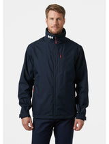 Helly Hansen Hombres Chaqueta Crew 2.0, Azul Marino, L
