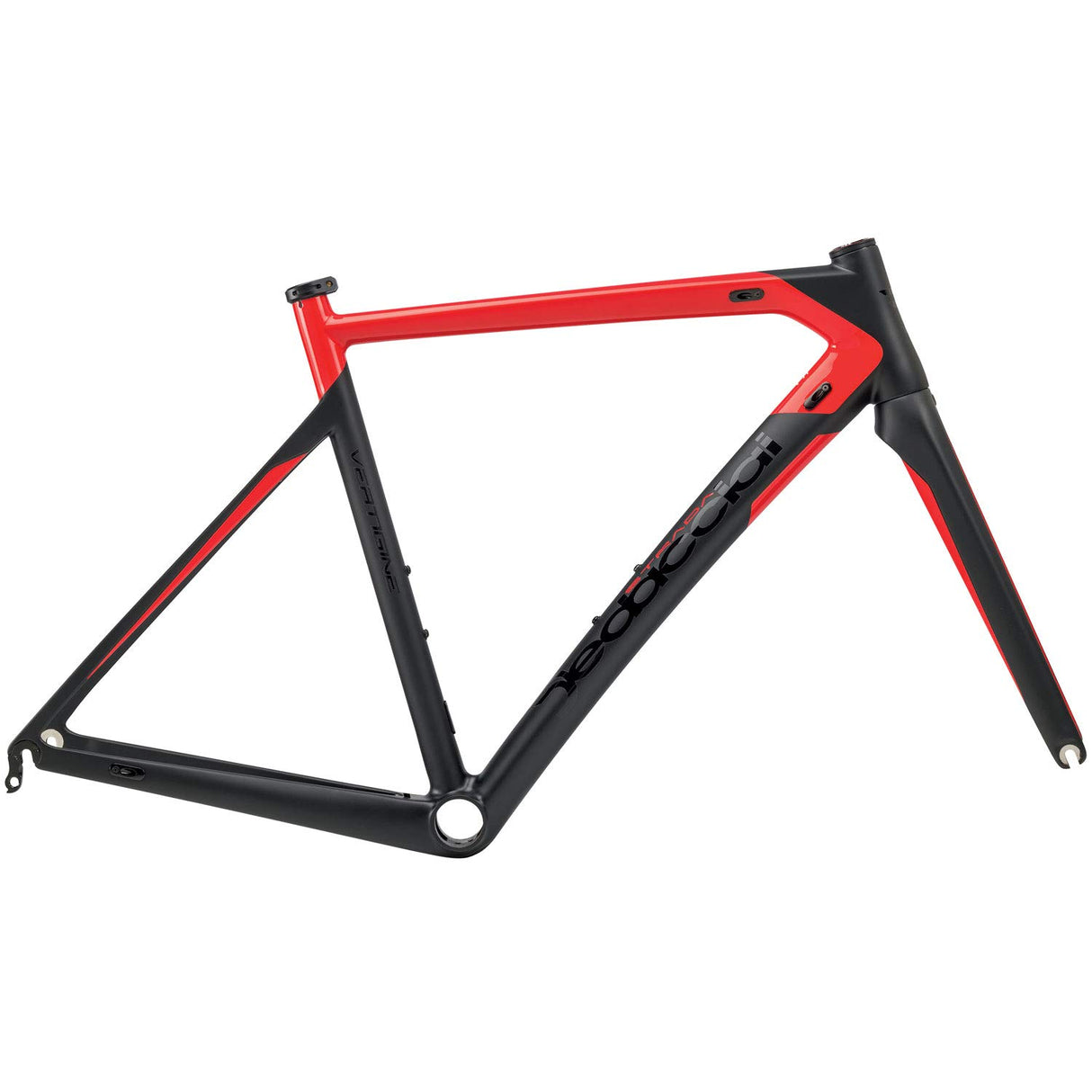 Dedacciai Strada Montura de Bicicleta de Carretera Vertigine Unisex, Color Negro/Rojo, XL