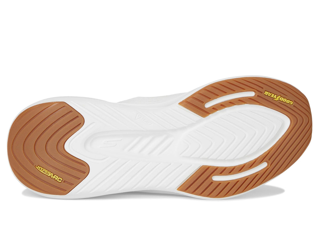 Skechers Go Walk MAX Walker Next Generation, Zapatillas Hombre, White Textile/Synthetic, 43 EU