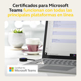 Jabra Engage 55 Auriculares Inalámbricos Estéreo con Adaptador Link 400 USB-A DECT, Micrófono con Cancelación de Ruido, Protección Auditiva - Certificado para MS Teams - Negro