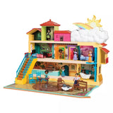 Encanto Disney – Casa de Muñecas Familia Madrigal con Mecanismo Interactivos – Este Pack Incluye 15 Accesorios, Luces y Música de la Película de Encanto - Juguete para Niñas 3 años +