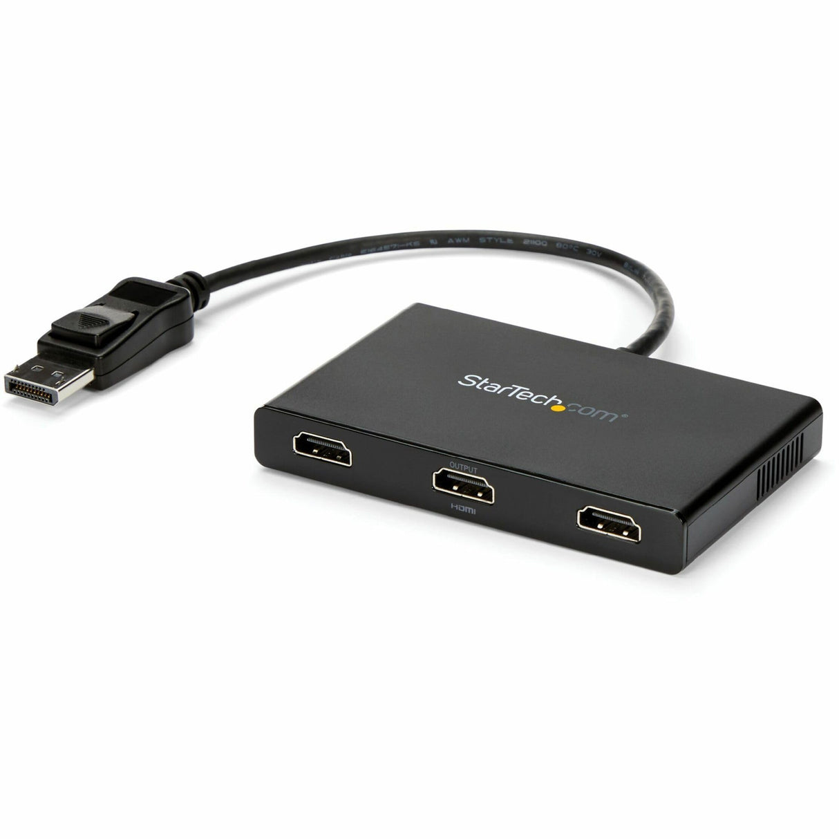StarTech.com Adaptador Multimonitor de 3 Puertos, Divisor Splitter de Vídeo DisplayPort a 3x HDMI, Hub MST DP a HDMI -1080p Triple, Modo Extendido o Clonado, Windows Solamente (MSTDP123HD)