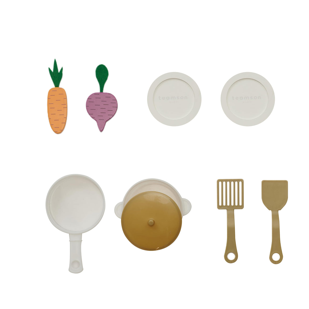 Teamson Kids Cocina Infantil de Madera con huerto, Lavadora Verde, Horno, Fregadero y Accesorios para Juego simbólico en casa