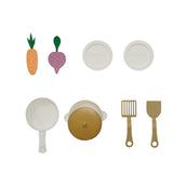 Teamson Kids Cocina Infantil de Madera con huerto, Lavadora Verde, Horno, Fregadero y Accesorios para Juego simbólico en casa