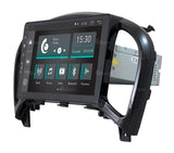 Jf Sound car audio system JF-037NJA-XDAB Autorradio de Ajuste Personalizado Compatible con Nissan Juke Android GPS Bluetooth WiFi Dab USB Pantalla táctil Full HD 9", Negro