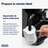 De'Longhi Magnifica S ECAM11.112.B, Cafetera Superautomática con Boquilla para Leche, Cafetera Espresso del Grano a la Taza con 2 Recetas One-Touch, Panel de Control Soft-Touch, 1450W, Negro
