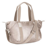 Kipling Art Mini Bolso Pequeño, Bolsos de Hombro, Metallic Glow (Plata)
