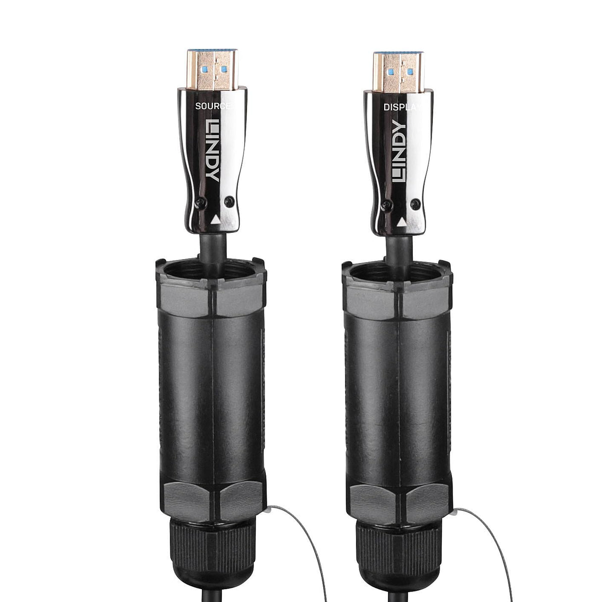 LINDY Cable blindado HDMI 8K60 híbrido de fibra óptica de 10 m