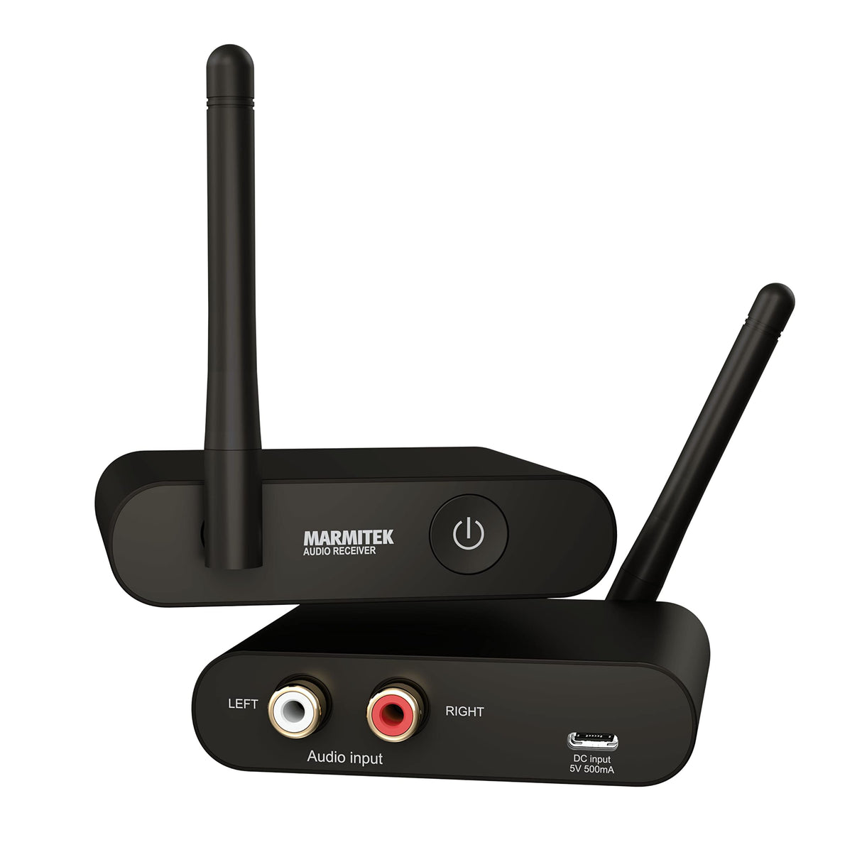 Marmitek Transmisor de Audio Inalámbrico WA300 - Conecte su Dispositivo de Audio de forma Inalámbrica a su Sistema Estéreo - Conector de 3,5 mm (RCA/Cinch) - Wireless Audio Transmitter
