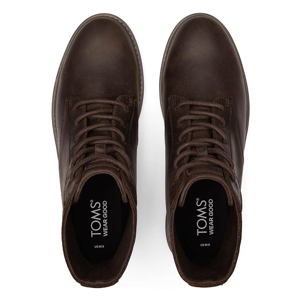 TOMS Navi Trvl Lite Ranger, Botas de Moda Hombre, Cuero Marrón Oscuro, 49 EU