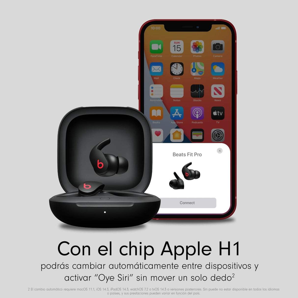 Beats Fit Pro – Auriculares intraurales Totalmente inalámbricos con cancelación del Ruido – compatibles con Apple y Android, Class 1 Bluetooth®, calificación IPX4, micrófono Integrado – Negro