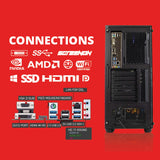 ScreenOn - PC Gaming Ryzen 5 5600G • Radeon Vega 7 2Gb grafische kaart • 16Gb RAM DDR4 3200mhz • 1000GB m.2 • Windows 11 Pro • WiFi 300mbps • Gamer-pc