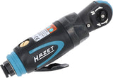 Hazet mini destornillador de carraca 9020P-2, diseño corto, 250 rpm, baja vibración, accionamiento cuadrado de 6,3 mm (1/4 pulgada), para reapriete manual con pares 60 Nm