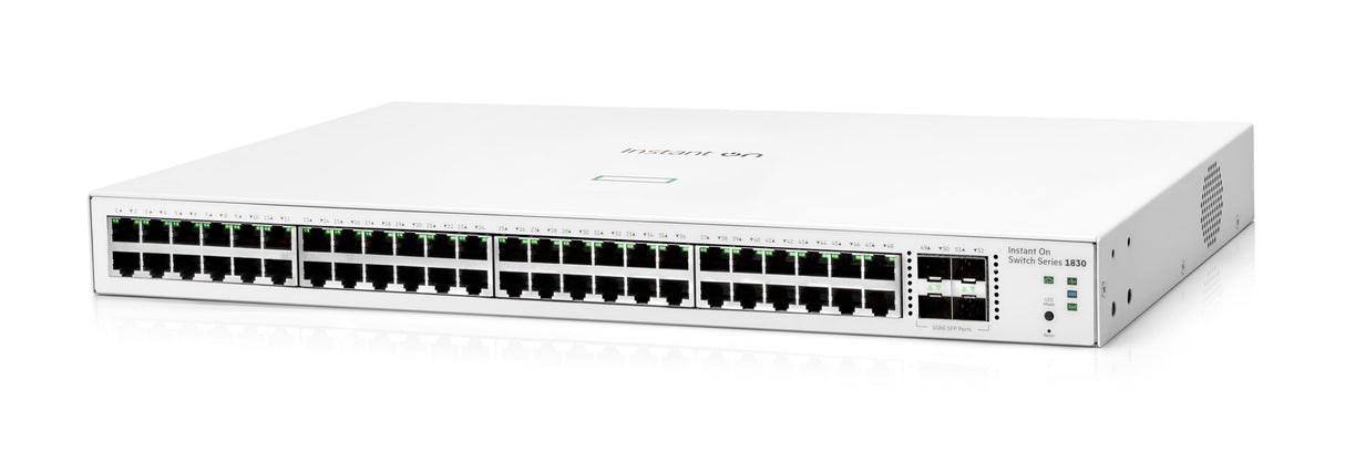 Aruba Instant On 1830 - Conmutador Inteligente GB de 48 Puertos, 48 x 1 G, 4 SFP, EU Europe Cord (JL814A#ABB)