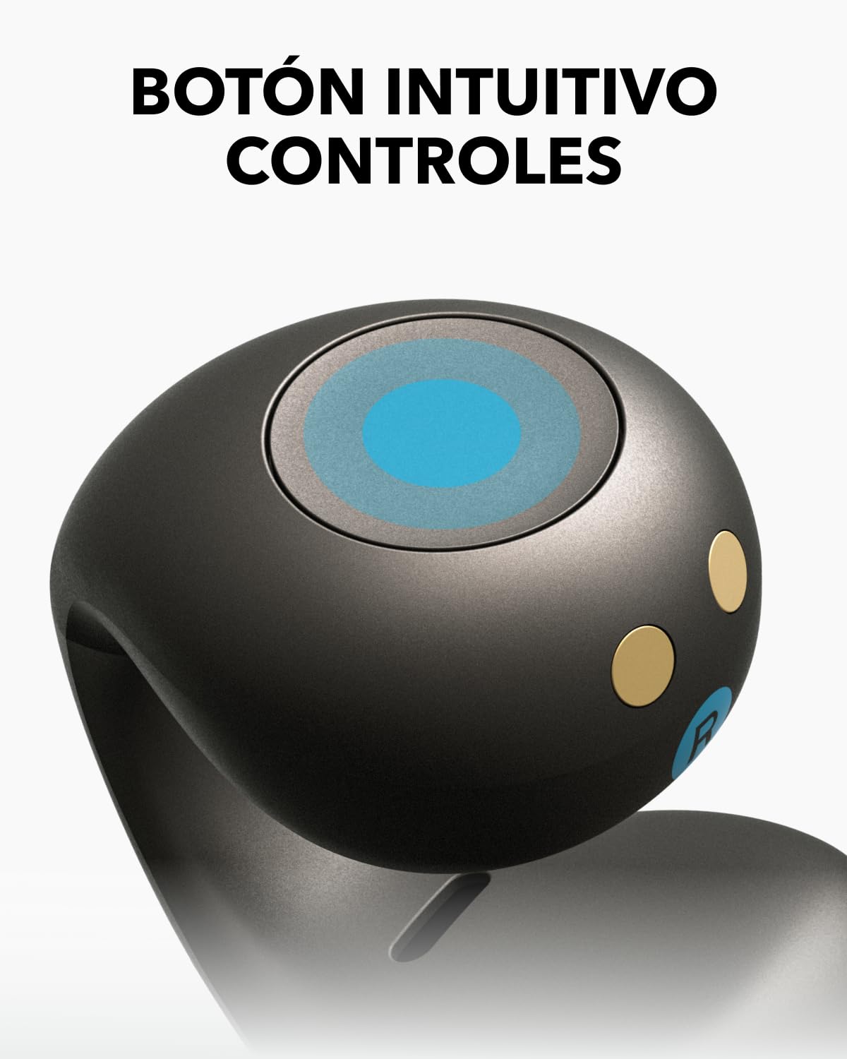 Soundcore C40i de Anker, Auriculares Open-Ear con Clip, Diseño de Juntas Flexible, Controles de Botón, Comodidad Ligera, Ajuste Estable con Almohadillas Acoplables, Transductores Expansivos