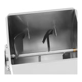 Royal Catering Máquina Mezcladora de Carne Manual Para Carnicería RC-MMA28 (Capacidad: 28 L, 4 paletas de mezclado, Fabricado en acero inoxidable y aluminio)