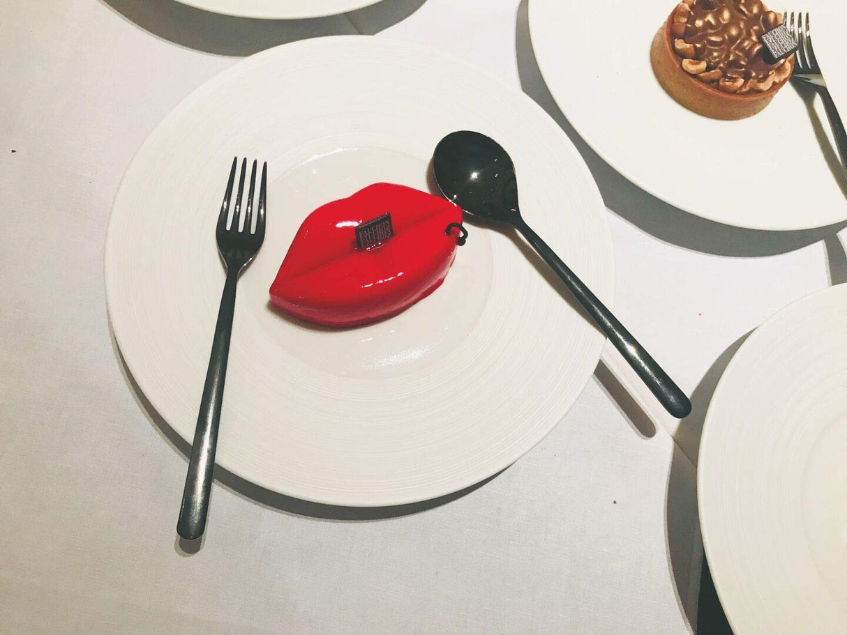 Mepra 108722030D - Vajilla para Aperitivos y Salsas, Color Negro