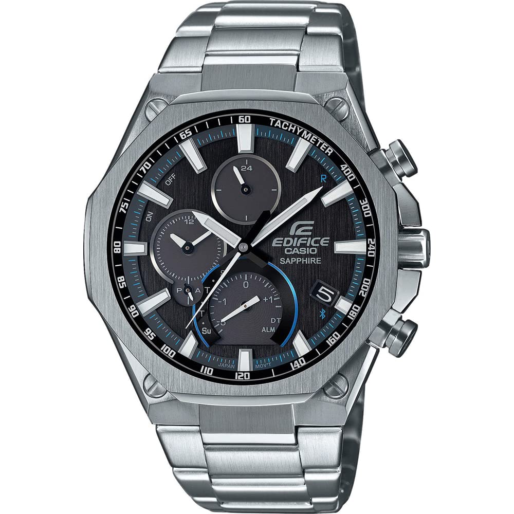 Montre - CASIO - EQB-1100D-1AER - 51,1mm - Acier inoxydable - Bluetooth Smart - Solaire