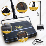 Fuller Brush Barredora electrostática para alfombras y Pisos con Rotor de Goma Adicional, 9 Pulgadas, Color Dorado Rico