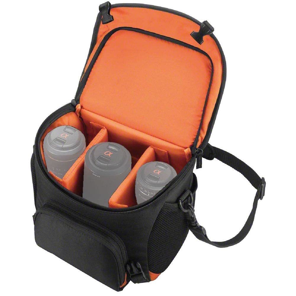 Sony LCSSC8B - Bolsa de transporte para cámaras réflex y digitales con tecnología de espejo translúcido