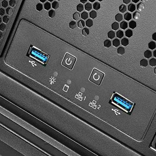 Silverstone SST-RM400 - Chasis para Servidor de Montaje en Rack de 4U, admite hasta SSI-CEB mainboard y ATX (PS2) / Mini PSU redundante