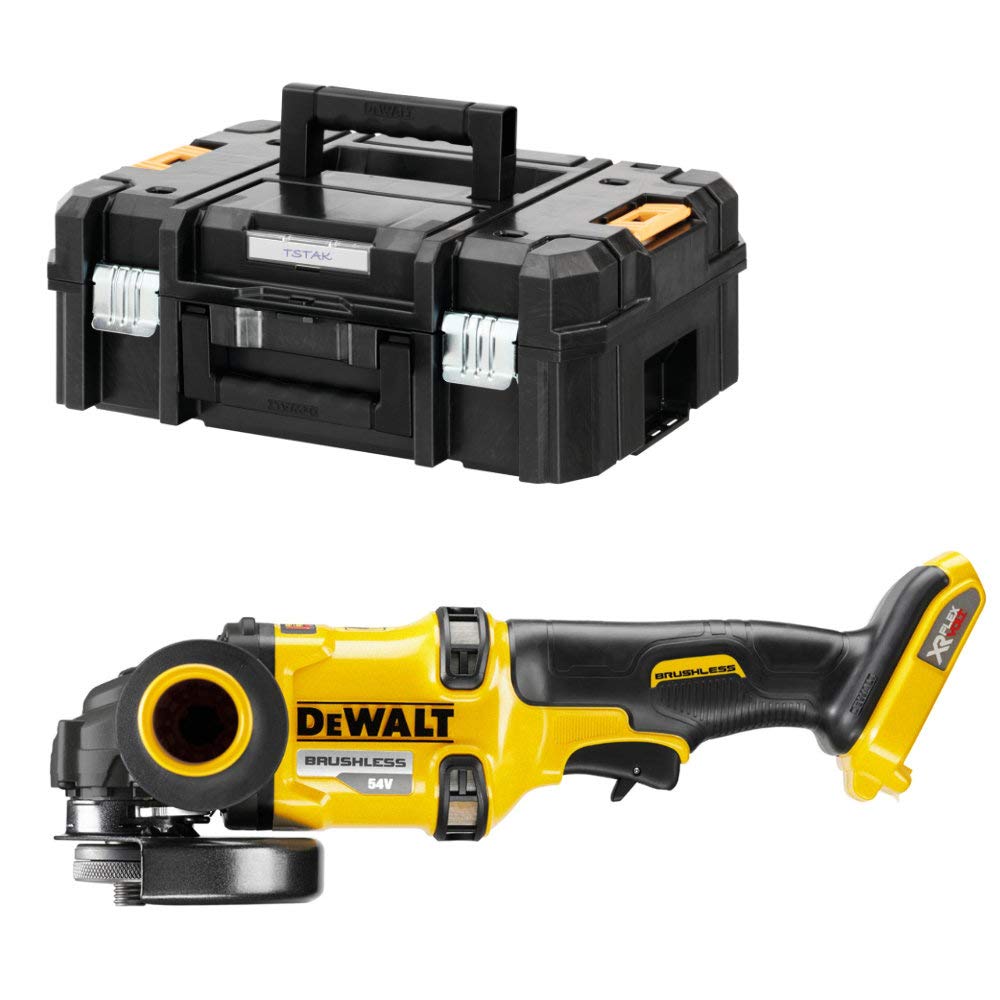 DEWALT DCG418NT-XJ - Mini-Amoladora sin escobillas XR FLEXVOLT 54V