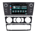 Autorradio de Ajuste Personalizado para BMW Serie 3 Android GPS Bluetooth WiFi Dab USB Pantalla táctil Full HD 7" procesador de 8 núcleos y comandos de Voz